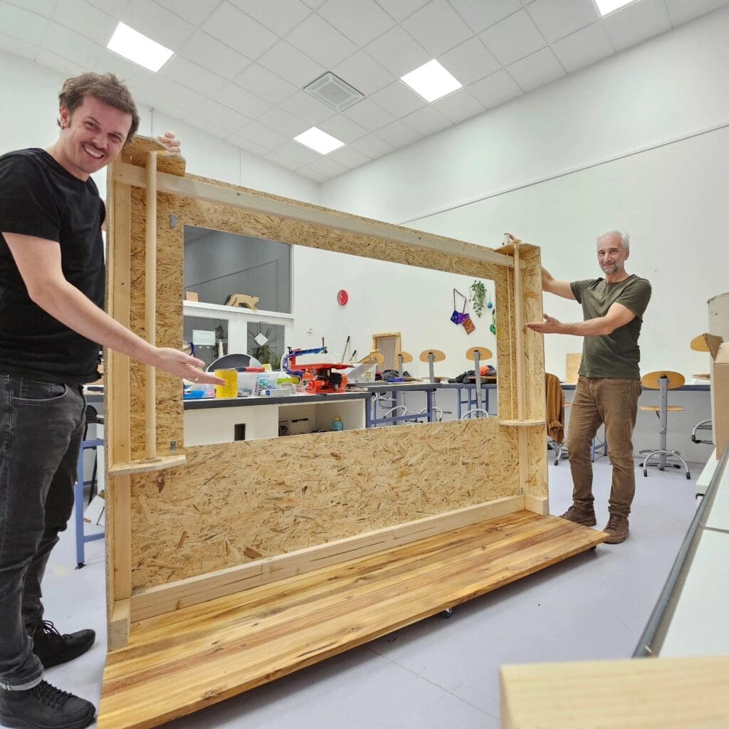 Giant Crankie Box Fabrication - Studio CineMagic